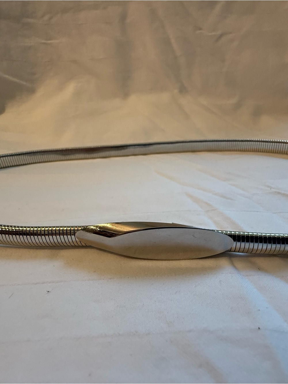 Sterling Silver Omega Snake Chain Belt